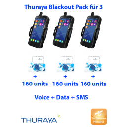 Thuraya satleeve+ blackout pack for 3