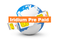 Carte Sim pre-pagate e credito Iridium